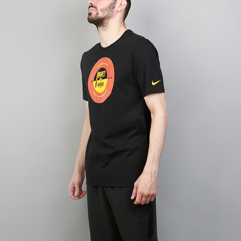 мужская черная футболка Nike Dry KD T-Shirt AJ2802-010 - цена, описание, фото 3
